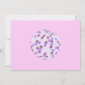 Invitation Retro Disco Roller Skate Let's Roll 1er anniversai (Dos)