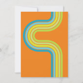 Invitation Retro Dude Sports fête d'anniversaire (Dos)