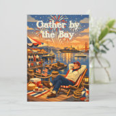 Invitation Retro Fisherman’s Wharf Fireworks Celebration (Debout devant)