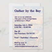 Invitation Retro Fisherman’s Wharf Fireworks Celebration (Dos)