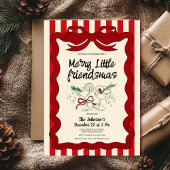 Invitation Retro Friendsmas Party
