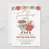 Invitation Retro Friendsmas Soirée de vacances (Devant)