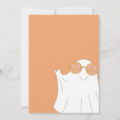 Invitation Retro Ghost Cute Halloween Party (Dos)