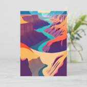 Invitation Retro - Grand Canyon (Debout devant)