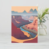 Invitation Retro - Grand Canyon (Debout devant)
