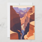 Invitation Retro - Grand Canyon (Devant)