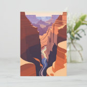Invitation Retro - Grand Canyon (Debout devant)