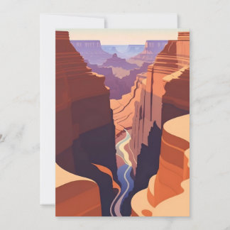 Invitation Retro - Grand Canyon