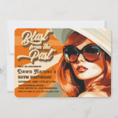 Invitation Rétro Groovy 60s 70s (Devant)