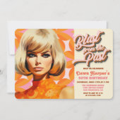 Invitation Rétro Groovy 60s 70s (Devant)