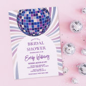 Invitation Retro Groovy Disco Bridal Shower