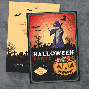 Invitation Retro Halloween
