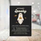 Invitation Retro Halloween : Faisons Peur