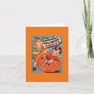 Invitation Retro Halloween Party