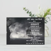 Invitation Retro Halloween pour la fête des adulte (Debout devant)
