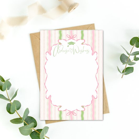 Invitation Retro Hand Drawn Grad Party 2026 Enclosure Cards