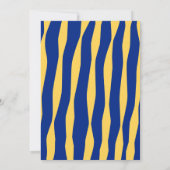 Invitation Retro Hand Drawn Handwritten Blue Italian Wedding (Dos)