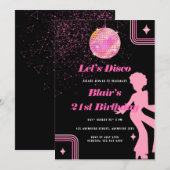 Invitation Retro Hippie 70's 60's fête d'anniversaire Super (Devant / Derrière)