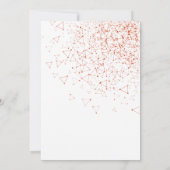 Invitation Retro Hippie 70's 60's fête d'anniversaire Super (Dos)