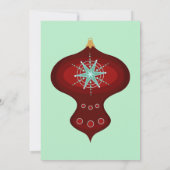 Invitation Retro Holiday | Christmas Orament Exchange Party (Dos)