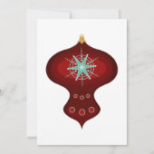 Invitation Retro Holiday | Christmas Orament Exchange Party (Dos)