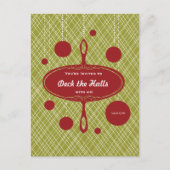 Invitation Retro Holiday Party (Devant)