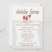 Invitation Retro Holiday Soiree (Devant)