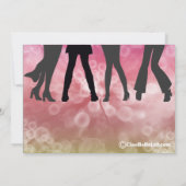 Invitation Retro Inspiré Disco Bachelorette Party (Dos)