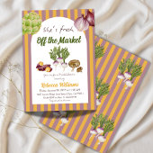 Invitation Retro Jaune frais hors Fête des mariées du marché