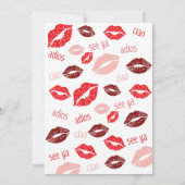 Invitation Retro Kissing My 40's Goodbye 50th Birthday Party (Dos)