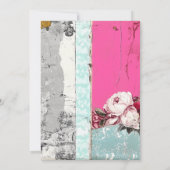 Invitation Retro Laissez-nous manger du gâteau - Fête des mar (Dos)