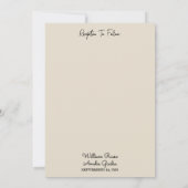 Invitation Retro les années 70 80s Fast Bold Boho Courthouse (Dos)