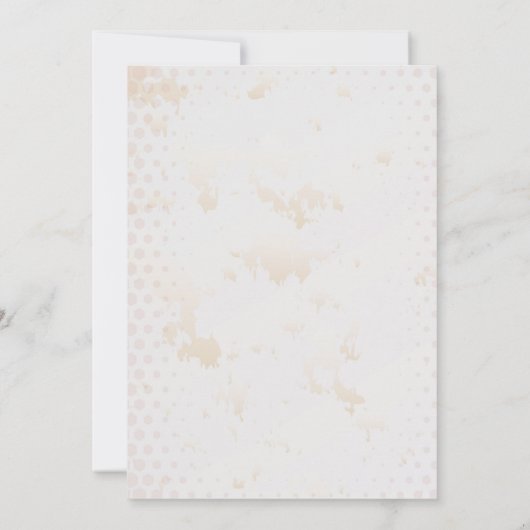 Invitation Retro les années 70 thème d'anniversaire Invitatio (Dos)