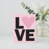 Invitation Retro Love Valentines fête de la fête (Debout devant)