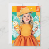 Invitation Retro Magique Fairy Garden Floral Anniversaire Pho (Dos)