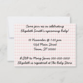 Invitation Rétro Maman et Baby shower V2 (Dos)