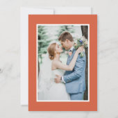 Invitation Retro Mariage Photo Disco Ball 70's Save the Date (Dos)