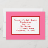 Invitation Rétro-ménagère (Dos)