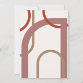 Invitation Retro Modern Simple Geometric (Dos)