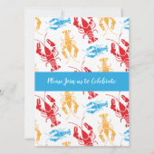 Invitation Retro New England Lobster Bake Party (Dos)