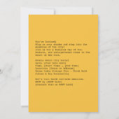 Invitation Retro New York Sunshine (Dos)