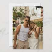 Invitation Retro Nous Buvons Nous Faisons Fête Mariage en ter (Dos)