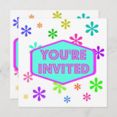 Invitation Rétro partie (Devant / Derrière)