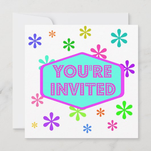 Invitation Rétro partie (Devant)