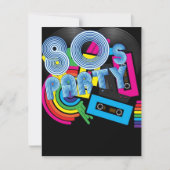 Invitation Rétro partie 80 (Devant)