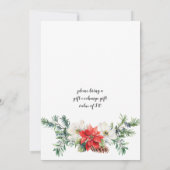 Invitation Retro Pays Vintage Joyeux Petit Noël (Dos)