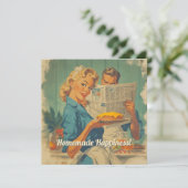 Invitation Retro Pie et Charme de Papier (Debout devant)
