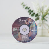 Invitation Retro Pink Music Producer CD DJ Business Card (Debout devant)