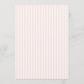 Invitation Retro Pink & Orange Striped Wedding (Dos)