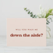 Invitation Retro Pink... Tu me conduiras dans l'allée (Debout devant)